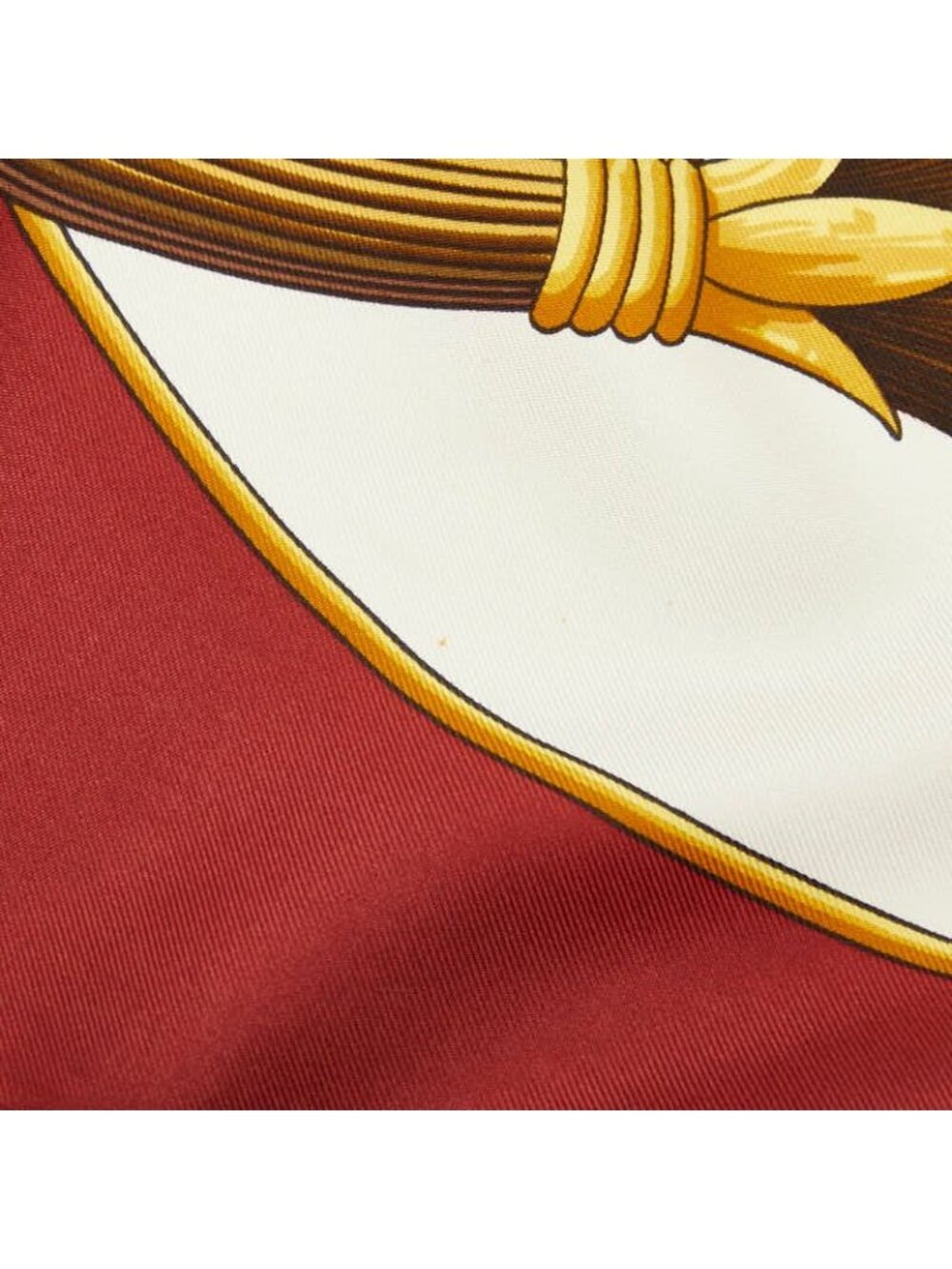 Hermes Carre 90 Caty Ancient Egyptian Scarab Pattern Scarf Large Wine Red Ivory - Picture 2 of 9